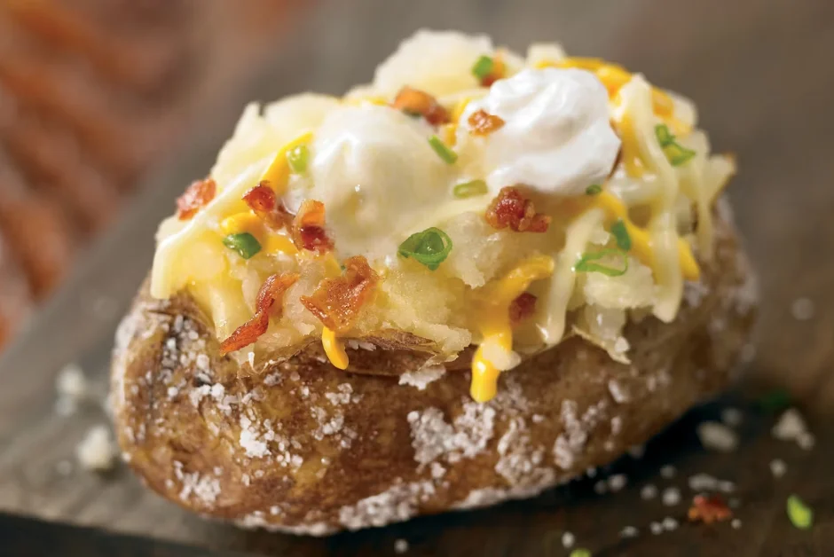 Dressed Baked Potato, Outback Steakhouse Menu